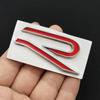 Insignia Emblema R de Metal 3D Pegatinas Calcomanías para Carrocería Cola Maletero para VW Volkswagen GTI R Rline Golf Beetle Passat Sharan Jetta BA5