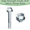 LS Engine Stand Bolt Kit, M10-1.5 Engine Stand Bolt Flange Kit Compatible with LSX LS LS1 LS2 LS6 4.8L 5.3L 6.0L 6.2L LR4 LQ4 LQ9 L33 LH6 LH8 LC9 L76