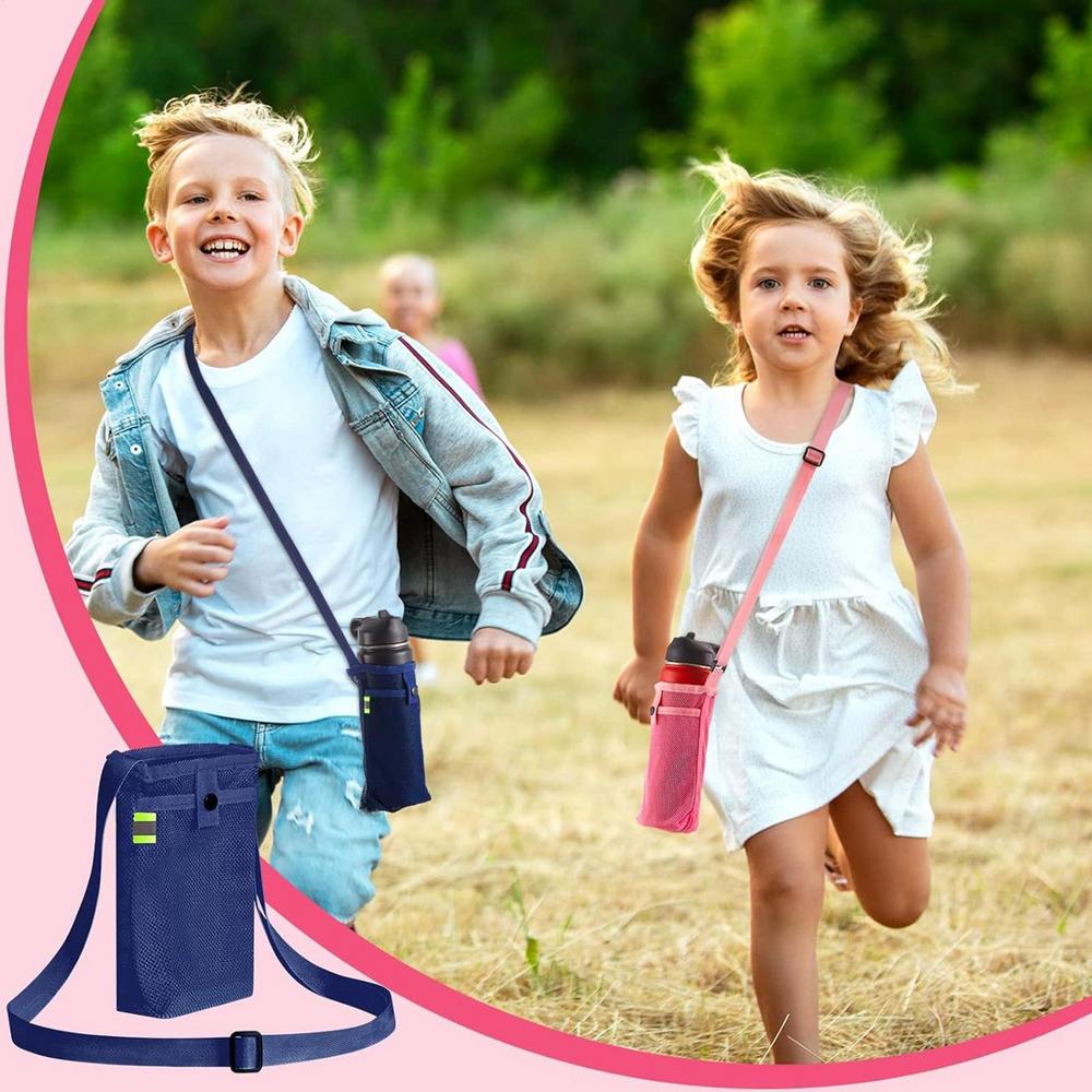 Water Bottle Bag Bottle Carrying Pouch Set Of 6 Drinking Container Pouch With Adjustable Strap For Cycling Picnic