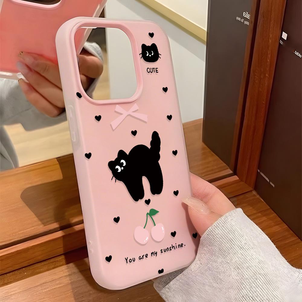 Bemalte Handyhülle für iPhone 15 11 13 14 für 15 16 Pro Max 12 13 16 Pro Niedlich Fasion Lustig Lanyard Handyhülle Neueste Top-Selling-Empfehlungen