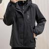 Autumn and Winter New Outdoor Sports Jacket Men's and Women's Color Matching Detachment Cap Waterproof, Windproof and Breathable Clothing