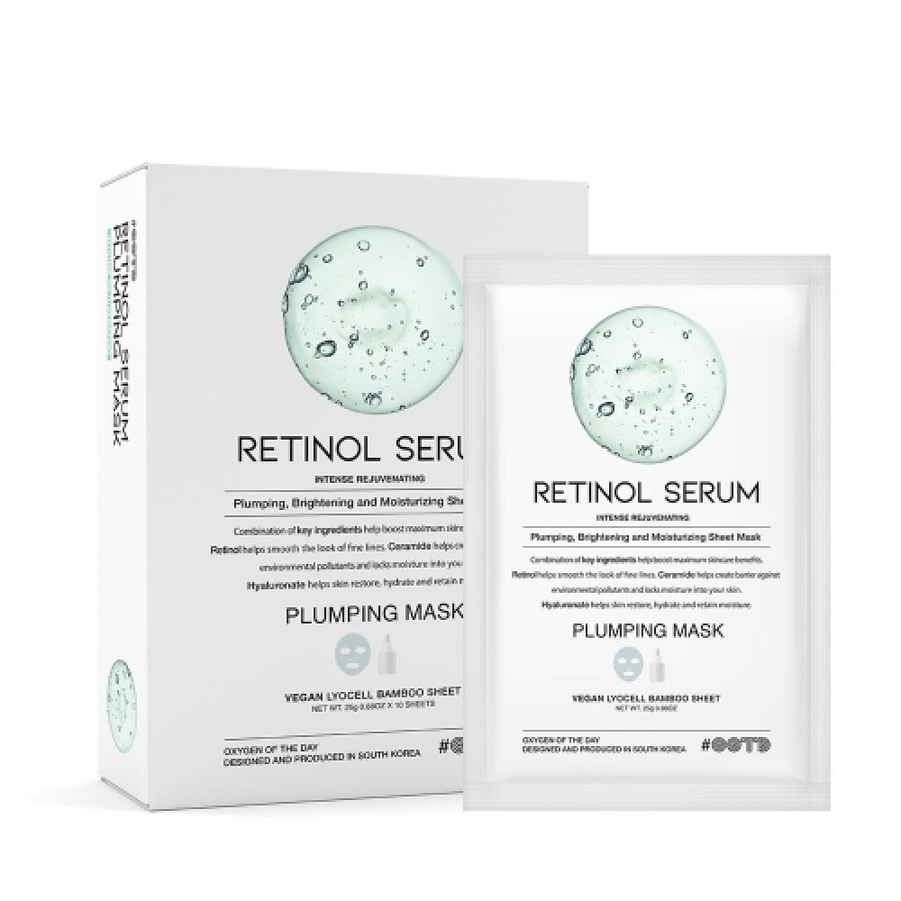 Ootd Beauty Retinol Ampoule Plumping Mask 10 Sheets none
