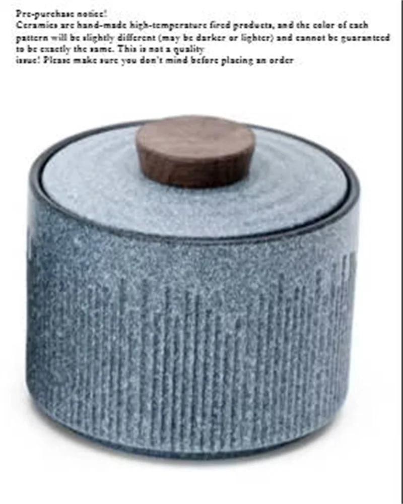 

Маленькая чайница, керамическая банка, герметичная банка, декоративная емкость для хранения, чайная коробка, портативная чайная банка, контейнер, органайзер, банки для конфет