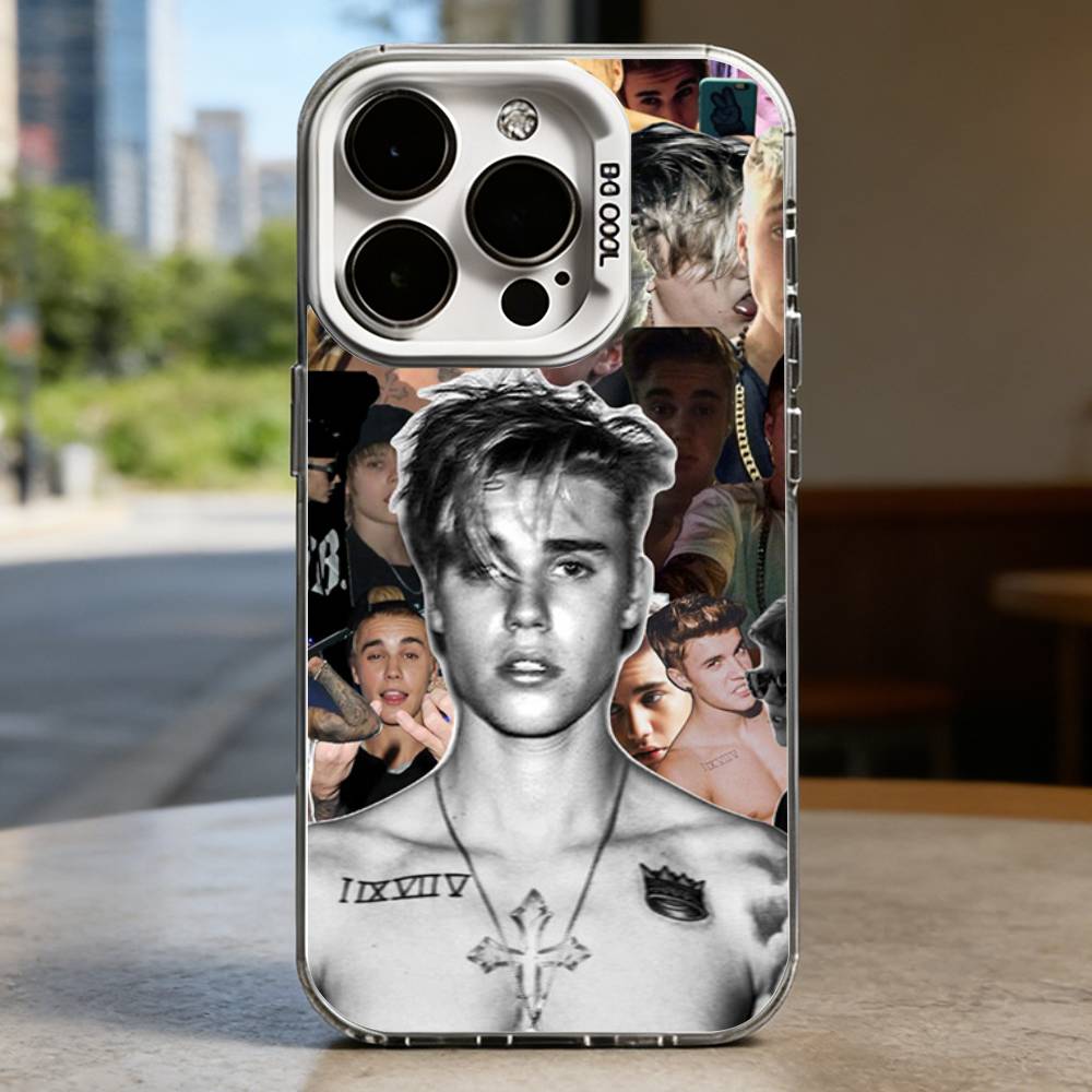J-Justin B-Bieber Case for iPhone 16 15 14 13 12 11 Pro Max Plus Air 16E X XR XS Max Hard Shockproof Bumper Cover