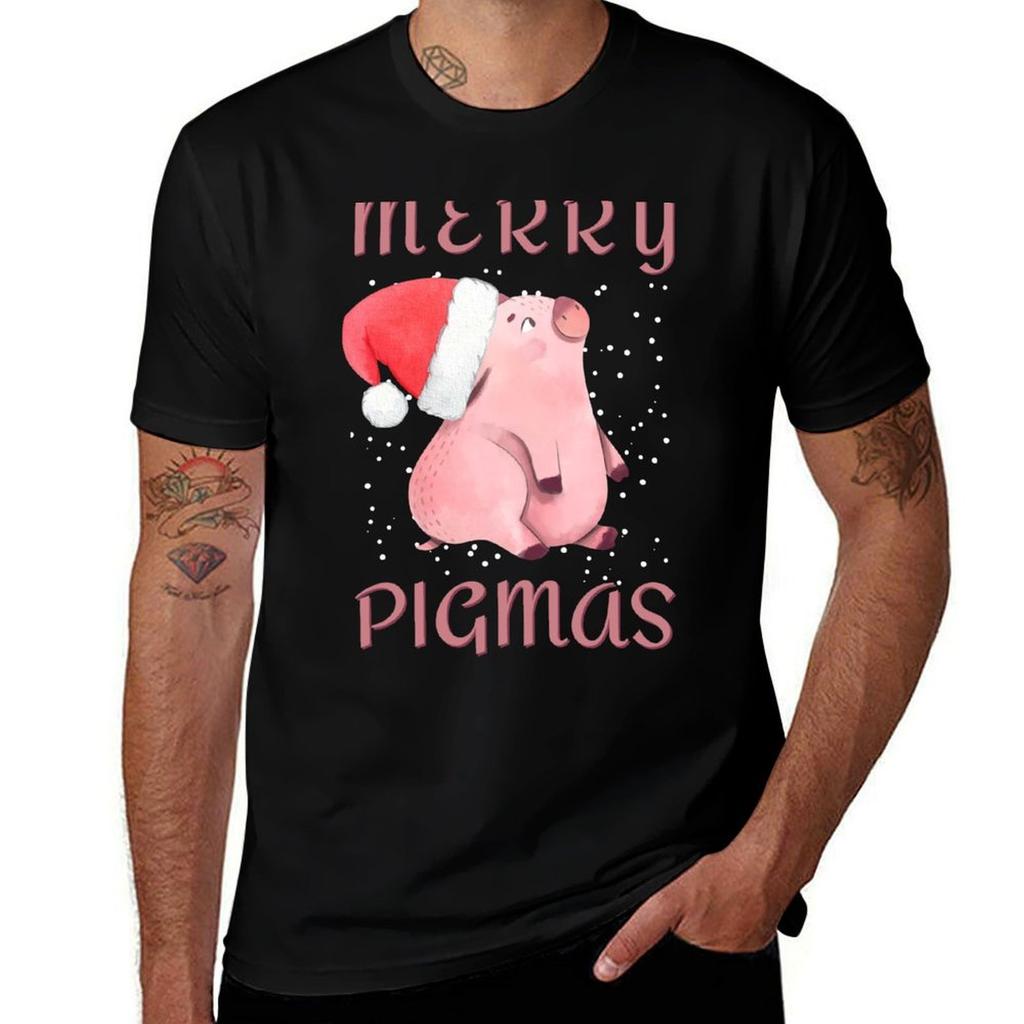Merry Pigmas Tshirt Fashion Pattern Printed Tee Shirt