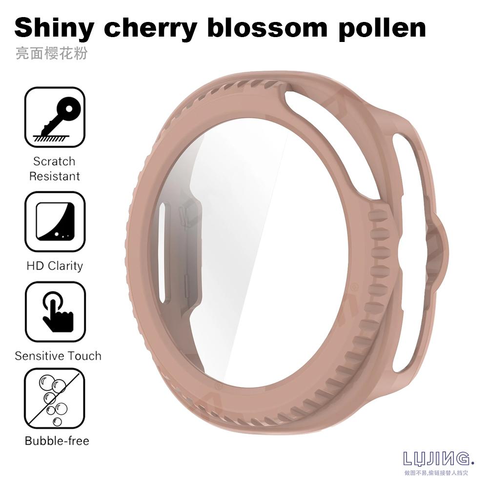 Vidrio+Funda para Samsung Galaxy Watch 8 Classic 46mm 40mm 44mm Protector de Pantalla de Vidrio Templado y Parachoques Protector de PC Duro Accesorios