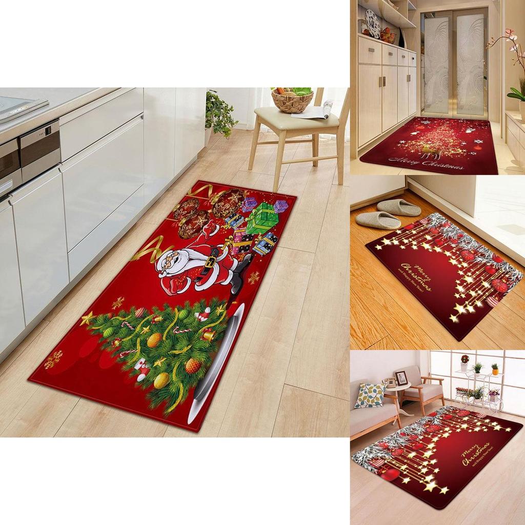 Eco-friendly Christmas Area Rug With Non-slip Effect Perfect For Any Room Decor