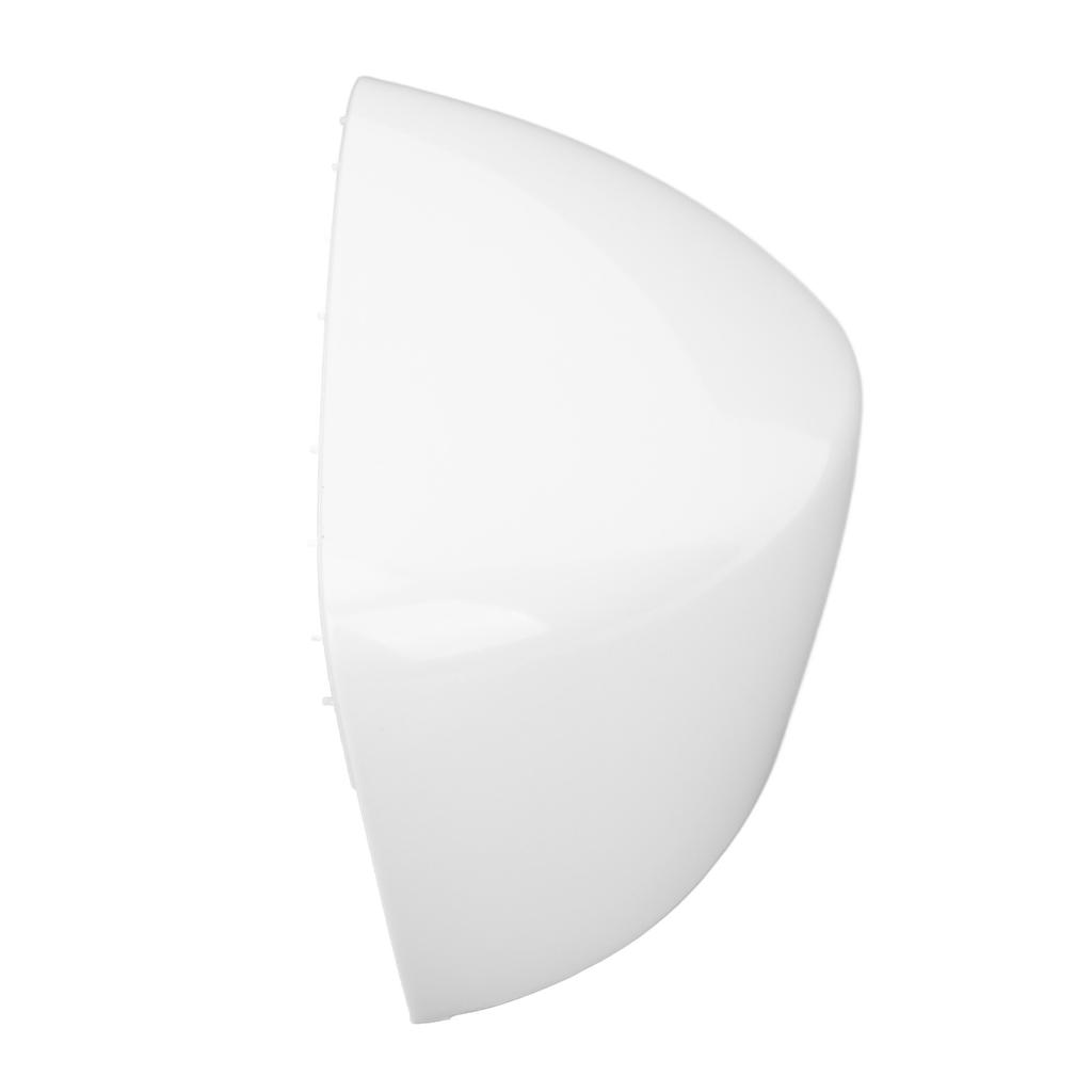 Außenspiegelkappe Unlackiert Weiß Hochfest Tür Rückspiegel Abdeckkappe für 3 Axela M3 2014 bis