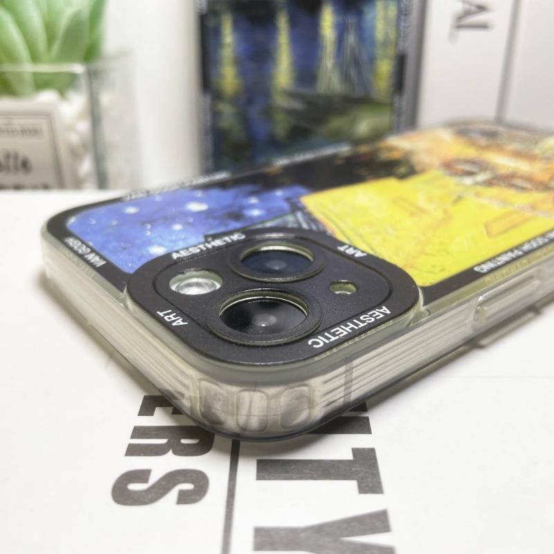 Van Gogh Art Aesthetic Phone Case For iPhone 16 15 14 13 12 11 Pro Max Mini X XS SE 7 8 Plus 16E Shockproof Soft Cover Fundas