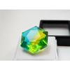 Fabulous Tourmaline 24+ Ct Hexagon Cut Certified Loose Gemstone