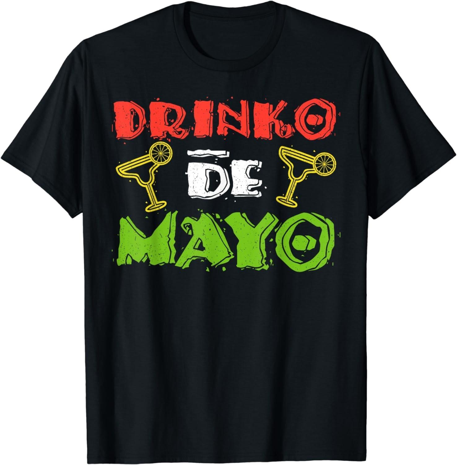 NEW LIMITED Drinko de Mayo Cinco De Mayo Party T-Shirt S разноцветный