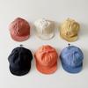 Summer Kids Quick Dry Cap Solid Color Drawstring Boy Girl Baseball Hat For Children Outdoor Sun Visor Soft Brim Duck Tongue Cap