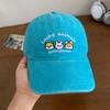 Cartoon Charming Embroidery Baseball Cap For Women With Wide Brim For Sun Safety