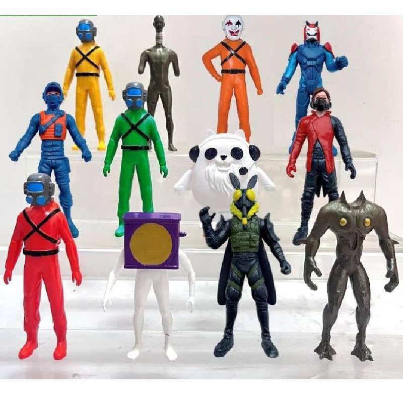 Deadly Company Game Handheld Figure Collection Pvc Material Various Colors 2.5-4.5 Inches