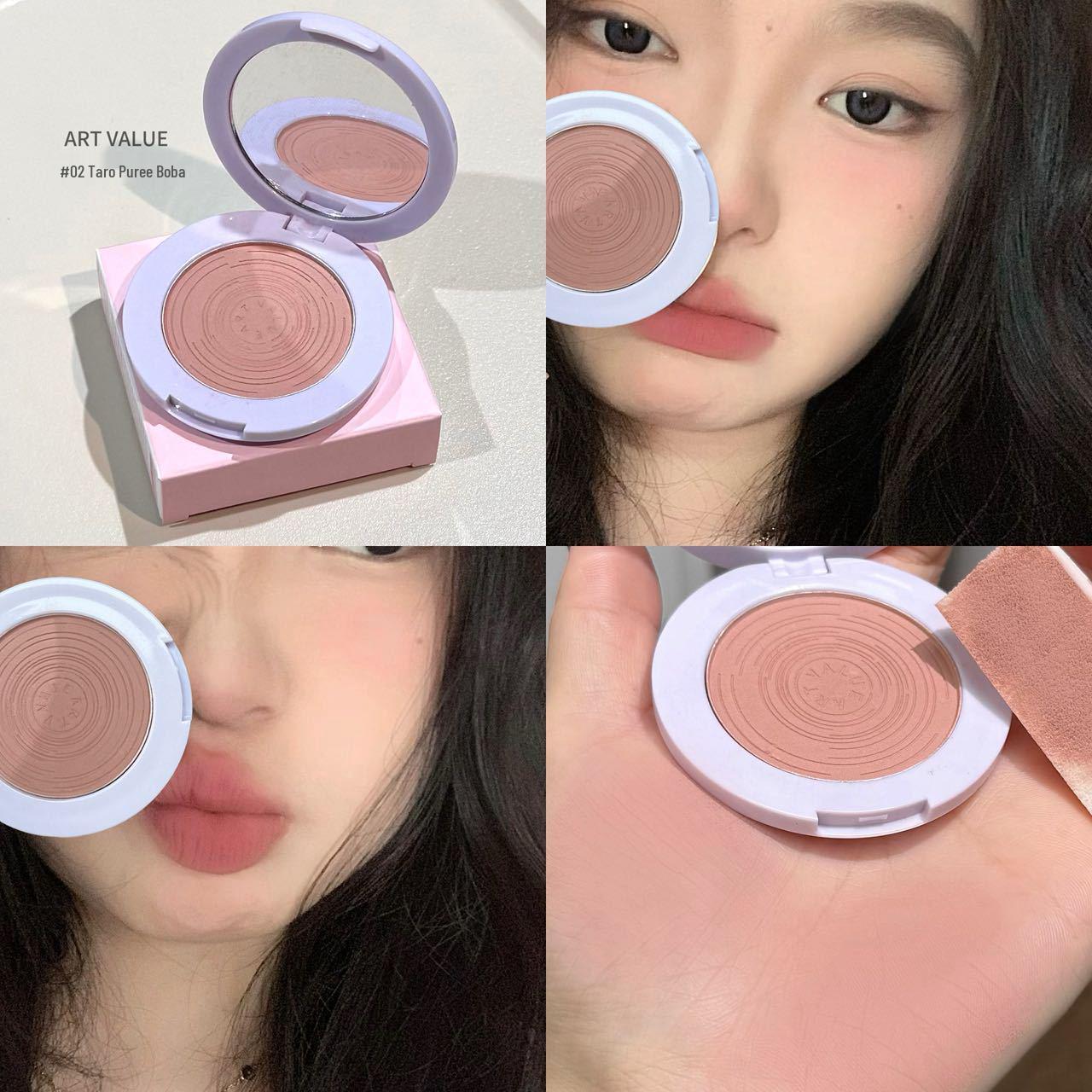 Art Value Frost Spring Pink Blush Palette - Macaron Pigmented Cute Atmosphere