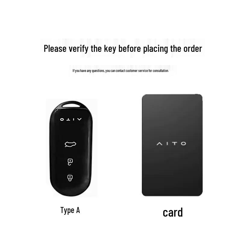 Protective Case & Clip for AITO M5/M7/M5EV Key Fob, Car Card, NFC Smart Remote