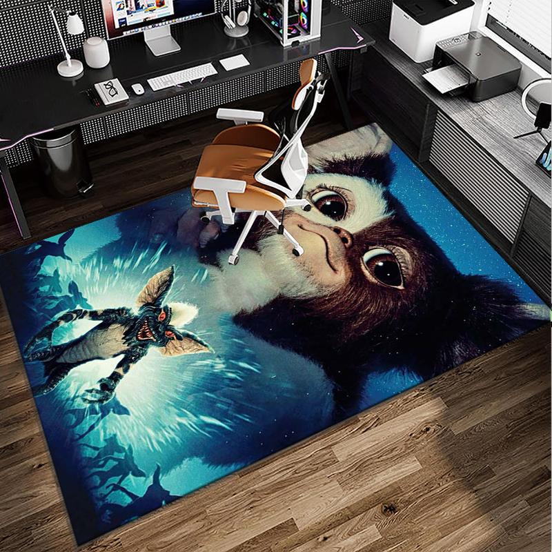 Mysterious Little Monster Office Rug Chair Mat, Game Carpet, Suitable for Front Door, Bedroom, Living Room, Desk, Holiday Gift