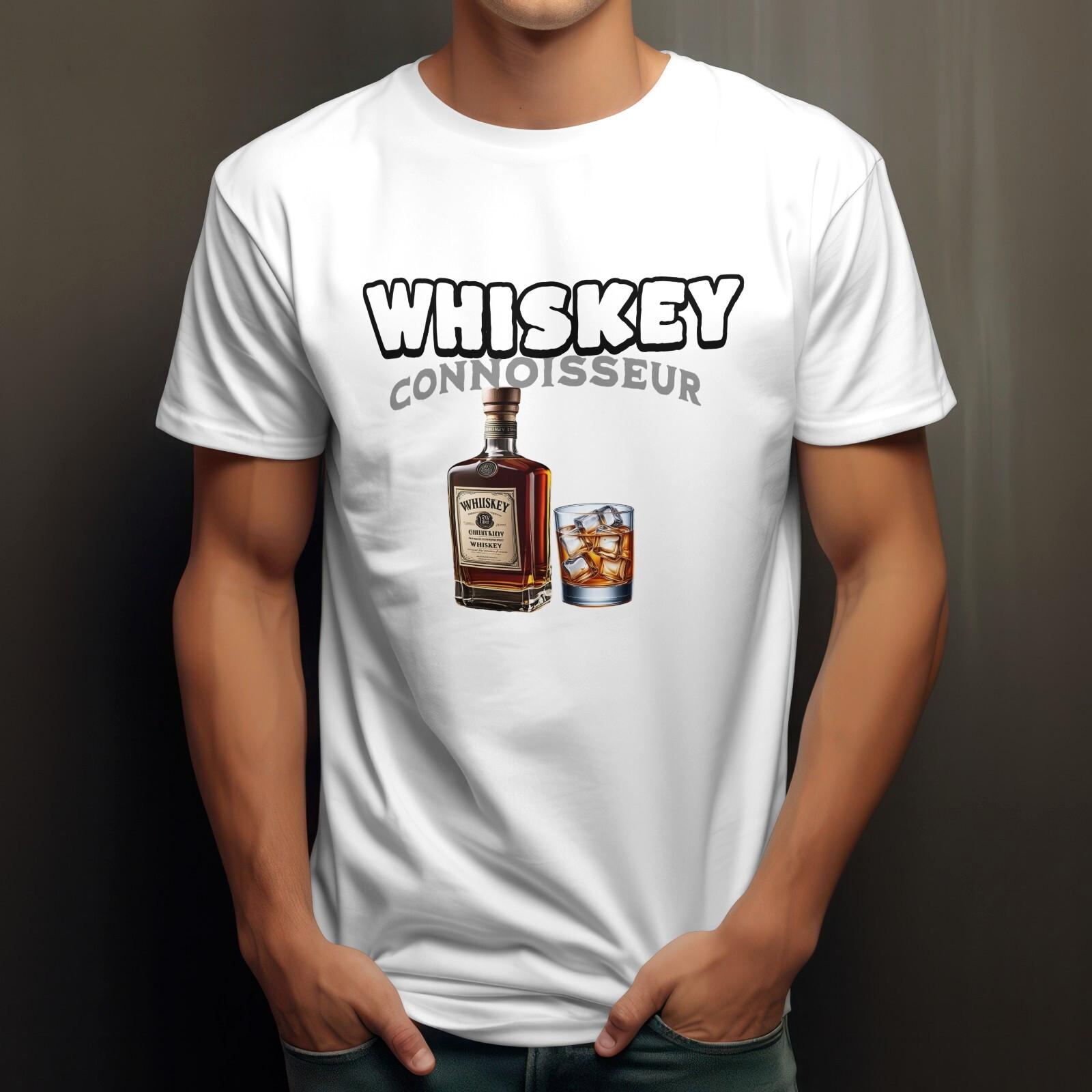 

Whiskey Connoisseur Drinker Tshirt Fathers Day or Grandad GifT Shirt Mens Womens Tees Top Top Alcohol 4XL