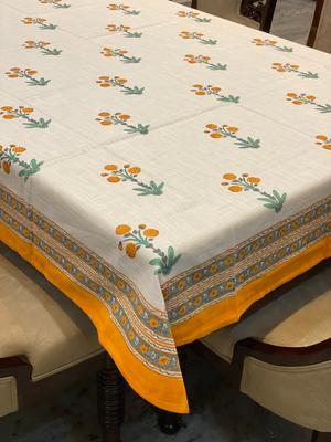 Blockprint Table Cloth 6 Seater (90*60 Inches)