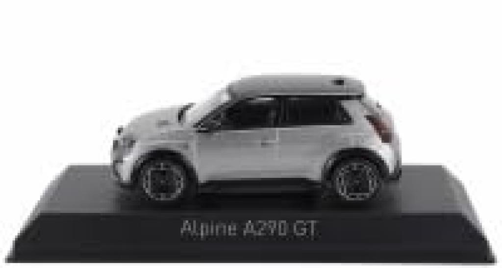 Norev Alpine A290 GT 2025 Matte Tornado Finished Model 1/43 Gray/Black