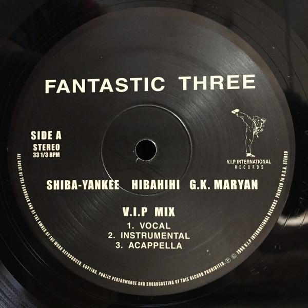 

12inch Record SHIBAYANKEE HIBAHIHI G.K. MARYAN Fantastic Three NONE 1999 Japan Rap HipHopRB Used