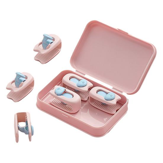 6Pcs Cute Bear Quilt Holder Clip Needleless & Seamless Fastener for Duvet Firmly Prevent Slip Universal Bed Sheet Clips Non-slip Blanket Fixed Buckles