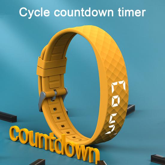 Вібраційний Будильник Годинник Для Глибоко Сплячих Тихе Пробудження Розумний Браслет Чоловіки Жінки Регульований Носимий Вібраційний Ремінець на Зап'ястя