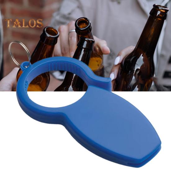 Keychain Bottle Opener 3 In 1 Portable Durable Multifunctional Pain Free Opening for Beer Water Soda