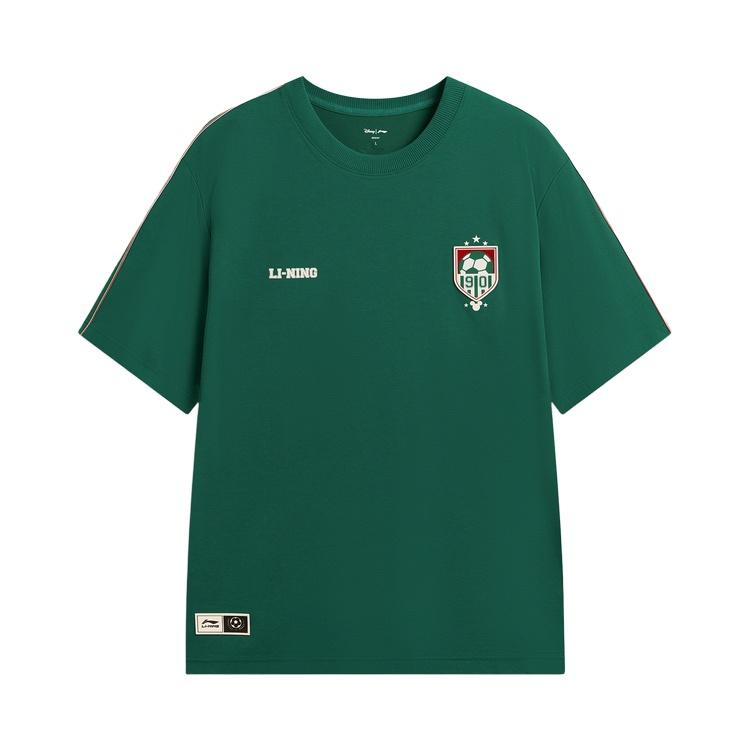 Li-Ning Disney Ice Feel Loose Round Neck Logo Letter Couple T-Shirt Unisex Tops AHSW309-3 M