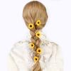 Festival Sunflower Hair Clip Set of 6 for Women Girl Fashion Daisy Hair Barrettes Side Hair Pin Party Hair Styling Tool