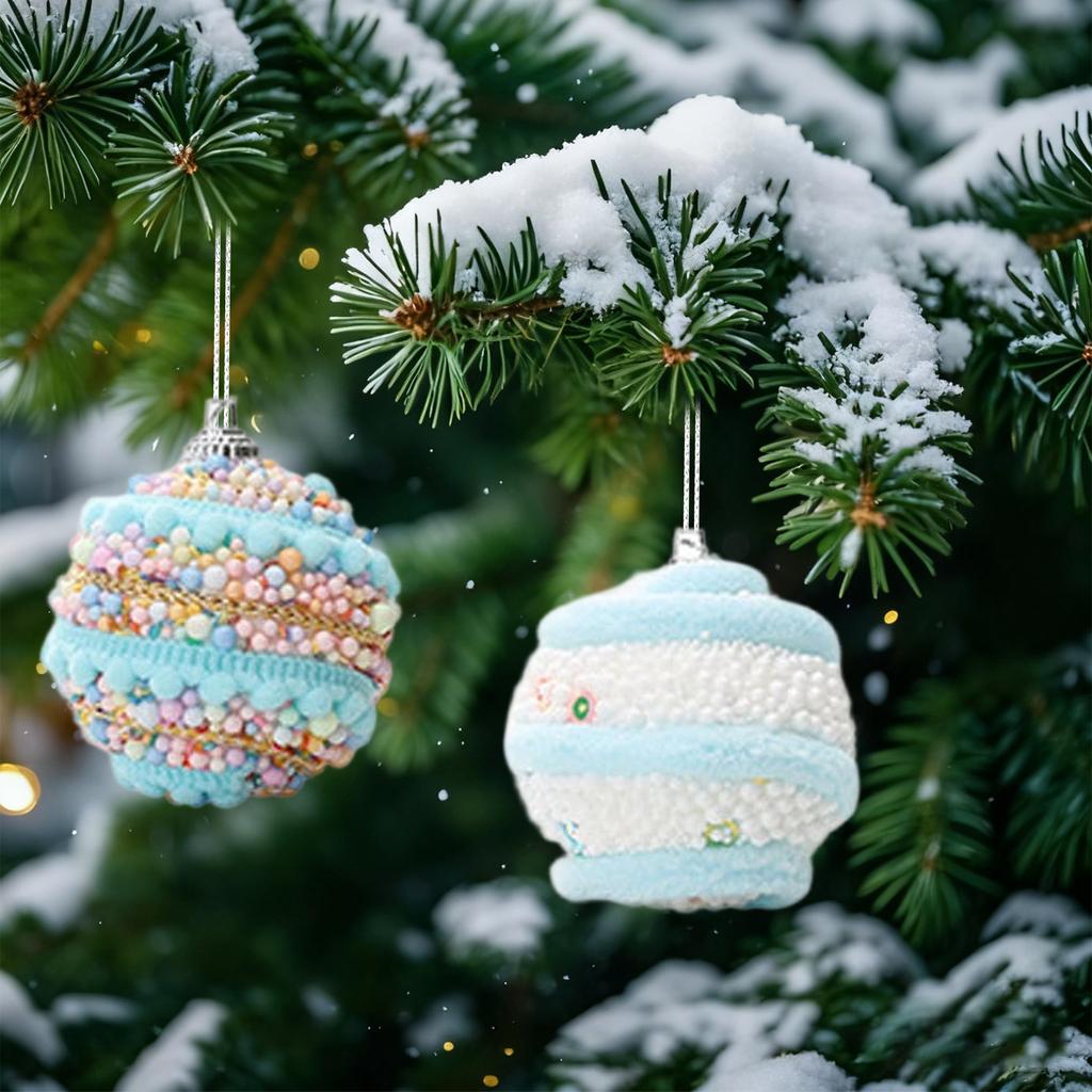 Bubble Candy Christmas Balls, Macaron-colored Creative Colorful Christmas Balls, Christmas Tree Decorations