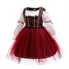 Bambina Halloween Cosplay Capitano Pirata Principessa Vestito Bambini Carnevale Festa Vestiti Bambini Spettacolo Teatrale Maniche Lunghe Completo