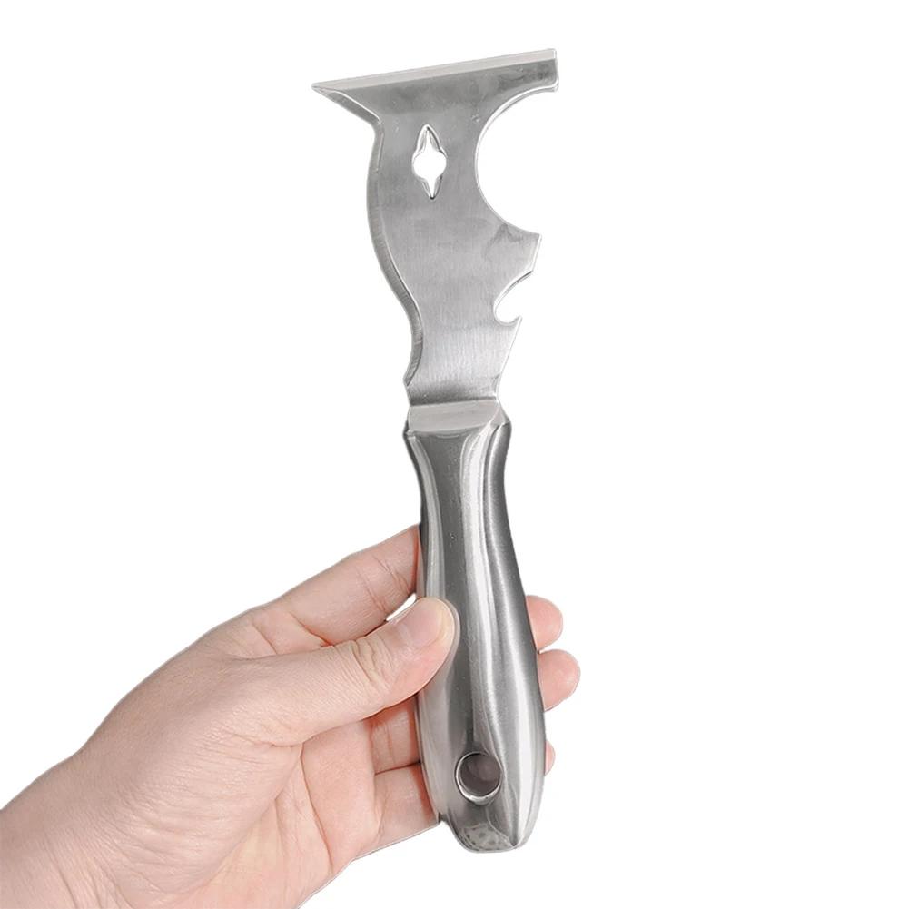 10-in-1 scraper, multi-purpose paint knife, paste knife to remove sealants, painting, wood and wallpaper