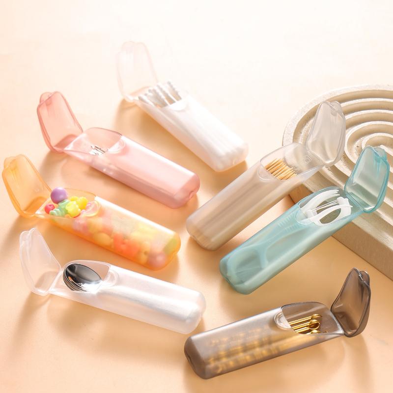 Mini Tandenstoker Opbergdoosjes Tandenstokerhouder Met Deksel Huis Keuken Eettafel Hotel Restaurant Draagbare Kleine Tandenstoker Koffer