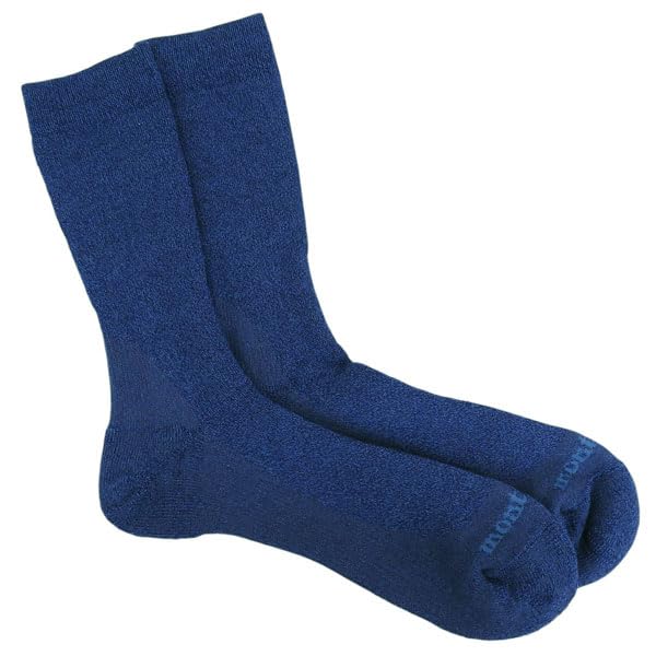 Merino Wool Trekking Socks 1118421 M [Montbell] Men's (Navy (IND) / (24-26cm))