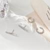 No Piercings, Twist Line, Twist Earbone Clip, Earrings, Simple Personalized Line Design, Curved One-Word Geometric Earclip Ins