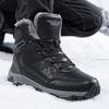 NeW Men Winter Snow Boots For Waterproof Leather Sneakers Super Warm Men's Boots Outdoor Male Hiking Boots Work Shoes Size 39-48