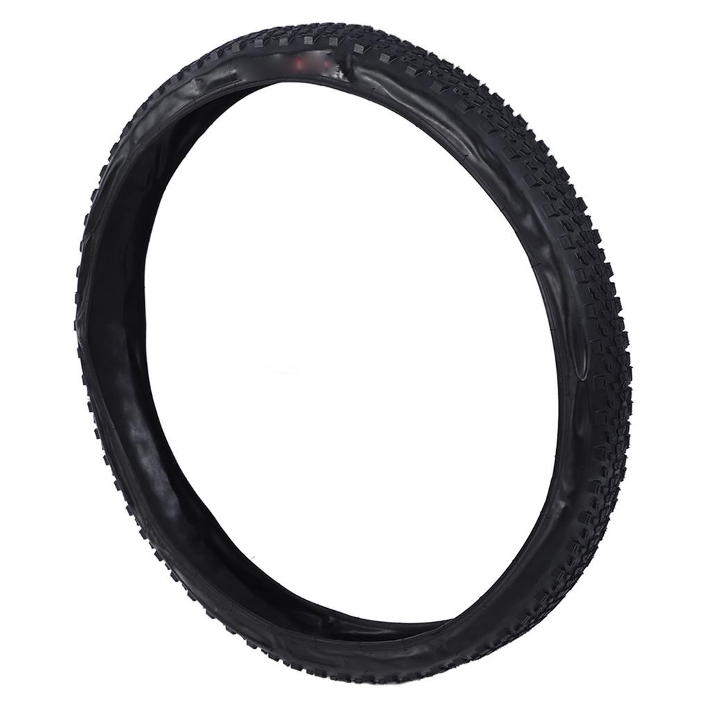 27.5x2.20 Bike Outer Tire Rubber Anti Slip Mountain Road Bike Folding Tire Replacement for Cycling Black