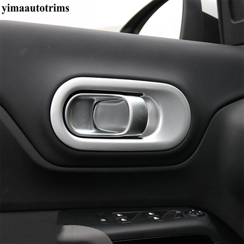 Steering Wheel / A Pillar / Gear Shift Knob Handle Bowl Cover Trim For Citroen C5 Aircross 2018 - 2024 ABS Interior Accessories