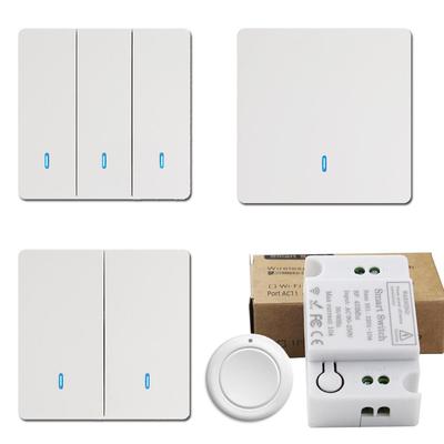 Bezprzewodowy 433M 220V 10A Inteligentny Jednokanałowy Włącznik Zdalnego Sterowania do Lamp Domowych