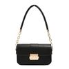 Trendy Small Crossbody Bag For Women Stylish Chain Shoulder Handbag In Black White Coffee Brown Colors