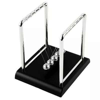 Newton's Cradle Balance Ocelový míček Potřeby pro výuku Fyzika Věda Kyvadlo Stolní hračky Dárky pro zmírnění stresu Domácí dekorace