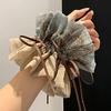 Elegant Top Grade Print Chiffon Large Intestine Scrunchie For Women Lady Hair Tie Hair Band Hair Ring Fashion Hair Accessories