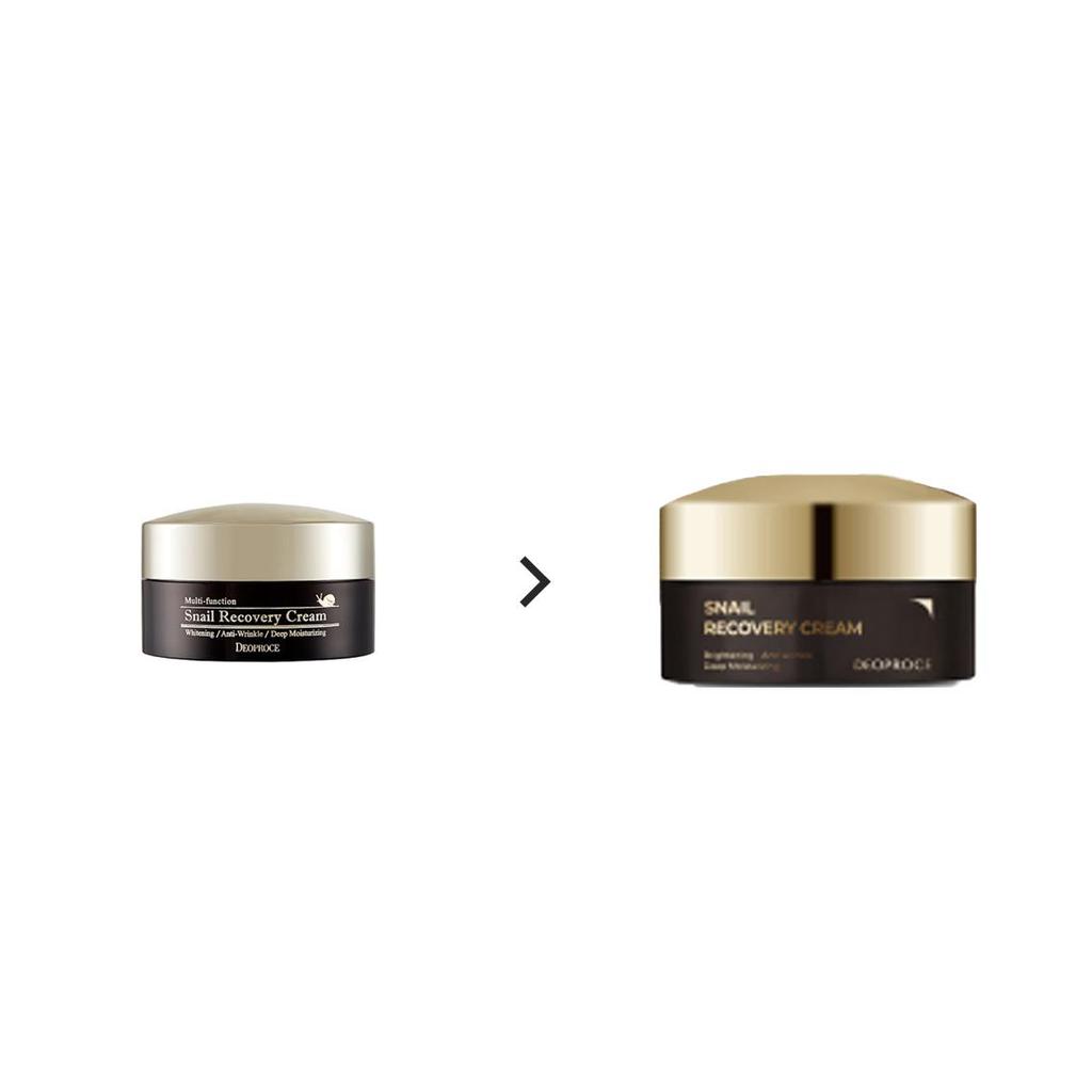 Deoproce Crème de récupération d'escargot 3,52 oz (100g)