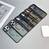 KEYSION Transparent Magnetic Lens Stand Case for MagSafe for iPhone 17 Pro Max Air TPU+PC Color Blocking Shockproof Phone Cover