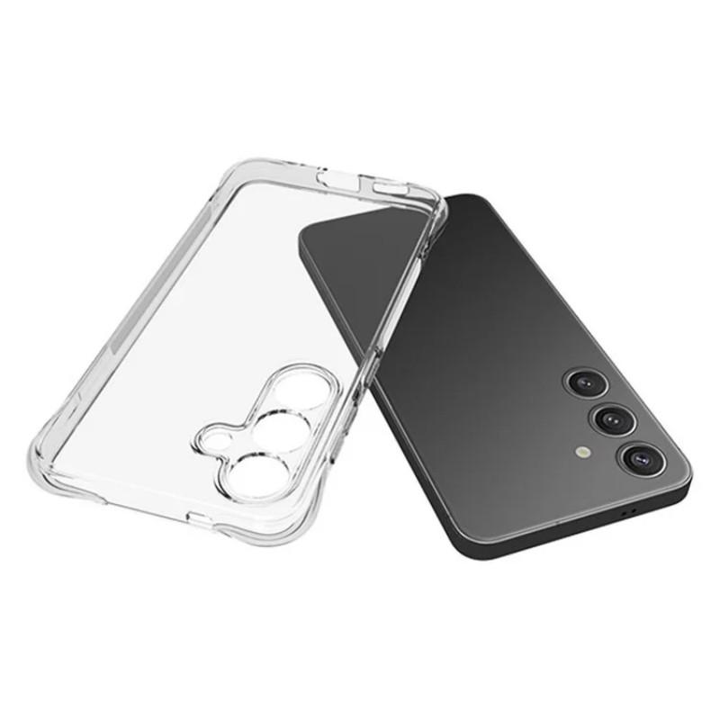 For Samsung Galaxy S25 Clear TPU Case WANLONFENG TM Series 2.0mm Phone Back Cover