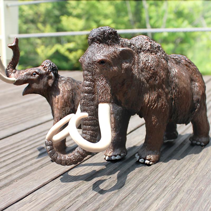 Ancient Mammoth Action Figure High Quality Toy Realistic Prehistoric Animales Model for Collectors Wild Animal Figurine Kids Smilodon