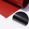 1.5mm/2mm/3mm Red/Black Silicone Rubber Sheet 500X500mm Black Rubber Matt  Sheeting for Heat Resistance