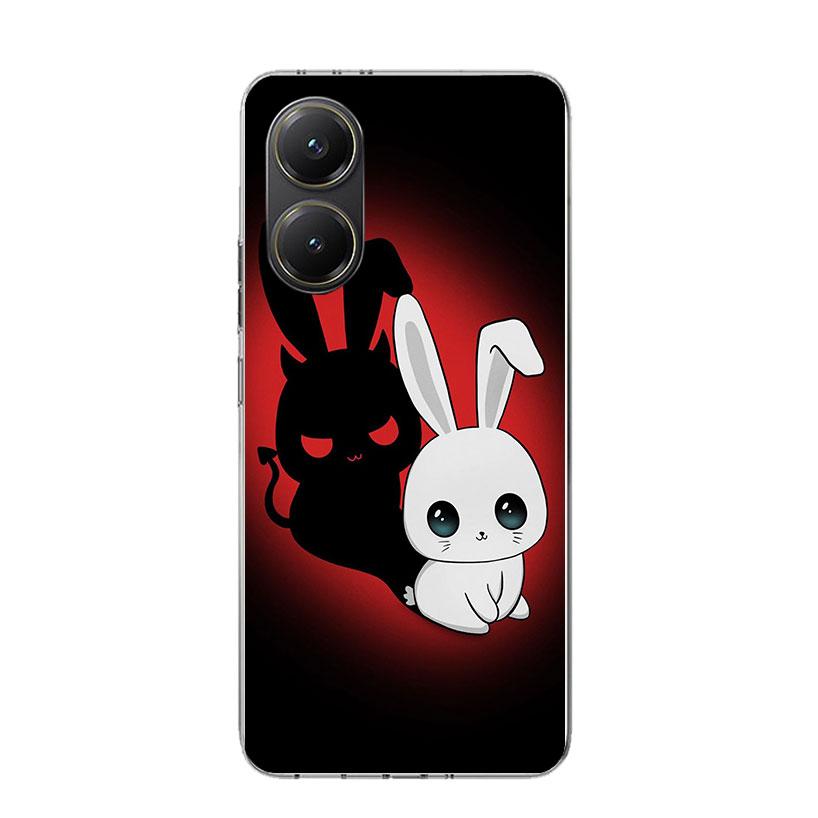 Angel Wings Devil Bad Phone Case For Xiaomi Poco X7 X6 X5 Pro F7 Ultra Redmi 15C 15 13 13C 12 12C 10 10A 10C 9 9A 9C 9T Cover Po