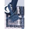 DELVAUX 21SS Limited Edition PVC x Rubber Brillon MM Dreamer 2-Way Shoulder Bag Handbag navy x clearUsed
